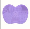 Apple-Shaped Silicone Brush Cleaning Pad.(purple) Cheap