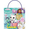 Gabby s Dollhouse Bumper Carry Along Colouring Set - Crayons Colour-In Sheets Creative Fun On-the-Go Fashion