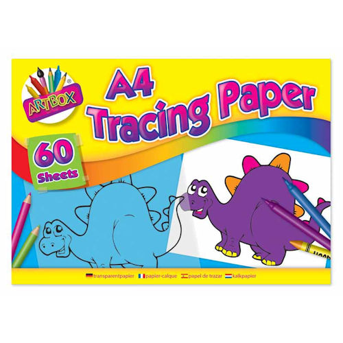 A4 Tracing Paper Pad - 60 Sheets Drawing Sketching Art Craft Supplies Online Sale