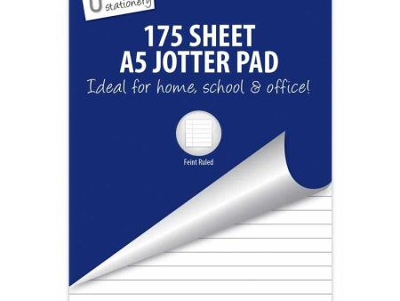 Bumper Jotter Pad - 175 Sheets Note Taking Sketching Writing Paper Cheap