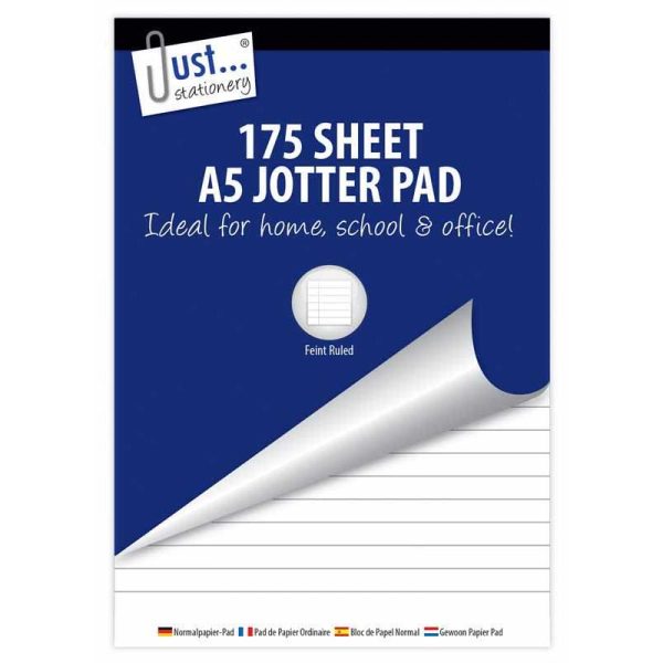 Bumper Jotter Pad - 175 Sheets Note Taking Sketching Writing Paper Cheap