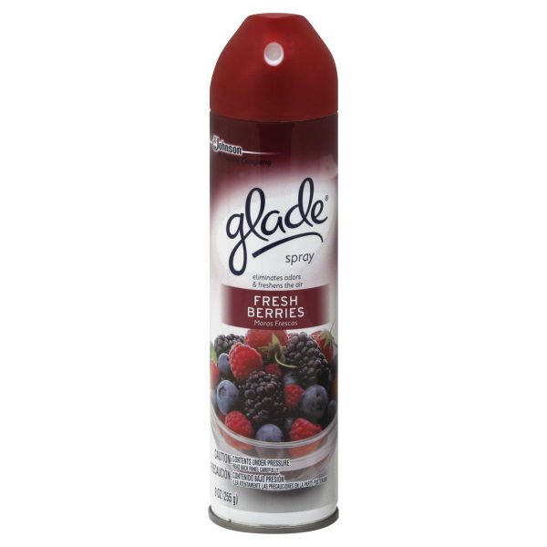 GLADE - AIR FRESHENER - FRESH BERRIES 8 OZ - 12CT CASE Online now