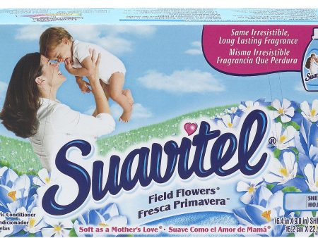 SUAVITEL DRYER SHEETS - FIELD FLOWERS 20 S - 15CT CASE Supply