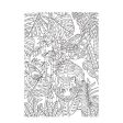 A4 Life In The Jungle Advanced Colouring Book - 22 Pages Wildlife High Quality Relaxing Art Therapy Hot on Sale