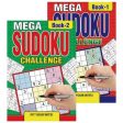 A5 Mega Sudoku Puzzle Book - Assorted Challenging Puzzles High Quality Paper Relaxing Brain Teasers Hot on Sale