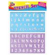 Alphabet Stencil Set - 2 Pack Letters Stencils Drawing School Craft For Sale