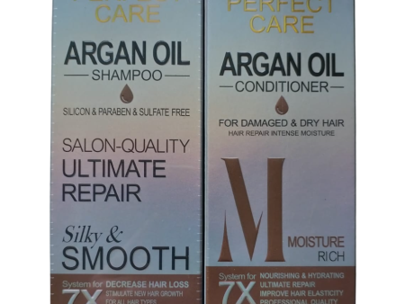 ( Combo )Perfect Care Argan Oil Ultimate Repair Shampoo & Conditioner 520ML Online Sale