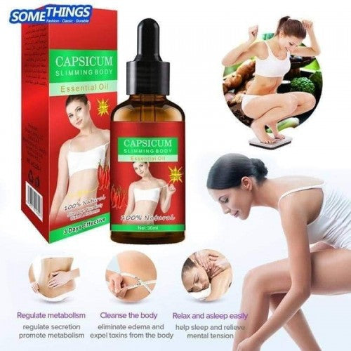 Aichun Beauty Capsicum Slimming Body Essential Oil Supply