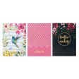 A6 Floral Hardback Notebook - Single Assorted Compact Size Lined Cute Design Online