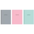 A6 Ruled Hardback Book - Assorted Pastel Colour Notebook Journal Dairy Online now