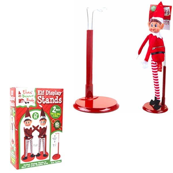 Adjustable Stands for 12  Elf Dolls - Naughty Elves Christmas Festive Kids Pranks Secure For Sale