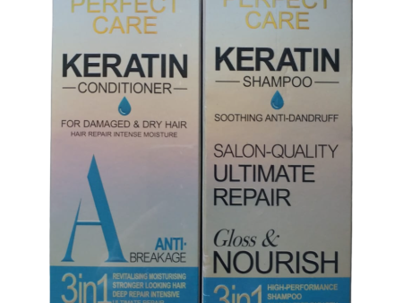 ( Combo ) Perfect Care Keratin Shampoo & Conditioner 520ML Fashion