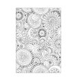 A4 Zen Doodle Mindfulness Colouring Book - Assorted Intricate Relaxation Focus High Quality Stress Relief Hot on Sale