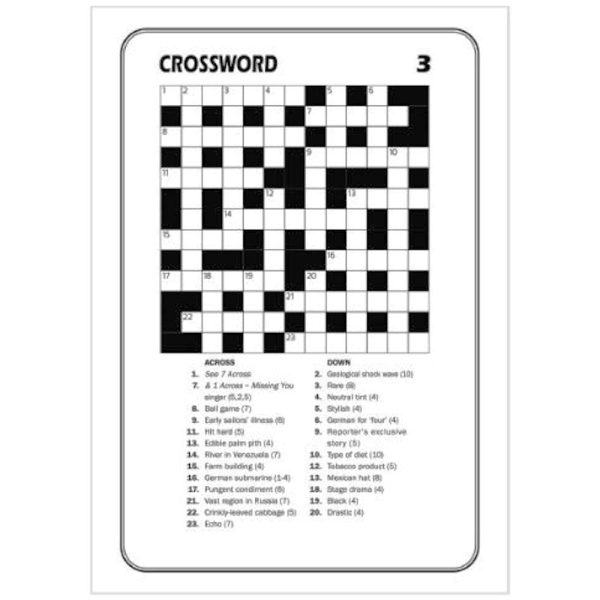 A5 Crossword Book 2 Pack Online Hot Sale