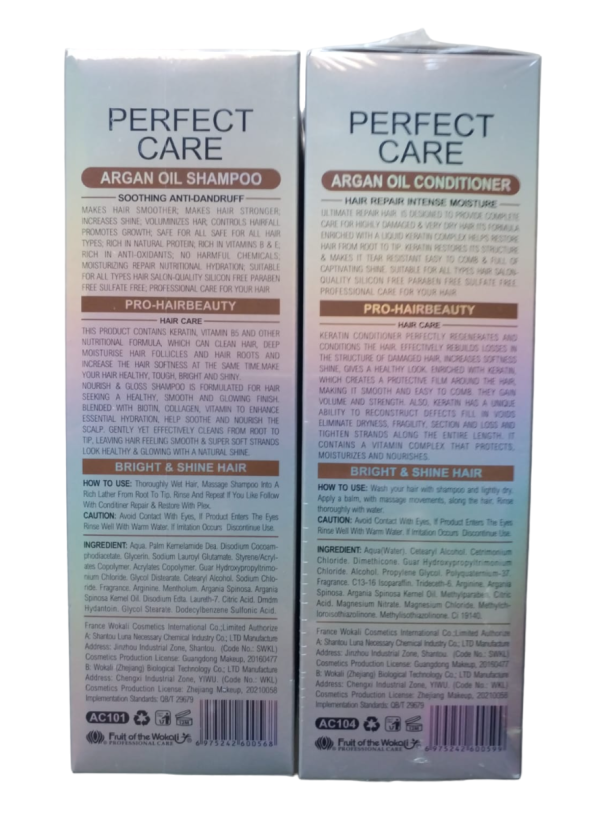 (Combo )Perfect Care Argan Oil Ultimate Repair Shampoo & Conditioner 800ML Online Hot Sale