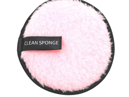 Dual Facial Cleaning Sponge - Pink For Discount