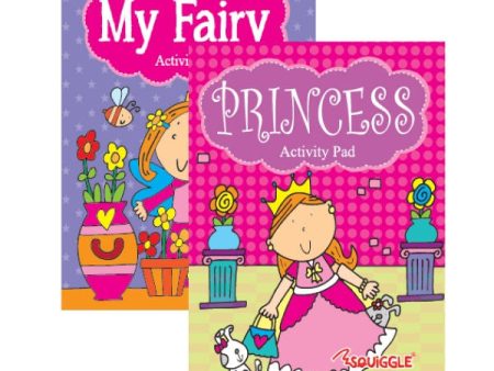 A6 Pocket Colouring Book Princess & Fairy – Assorted Magical Designs for Kids | Portable & Perfect for On-the-Go Creativity Online Hot Sale