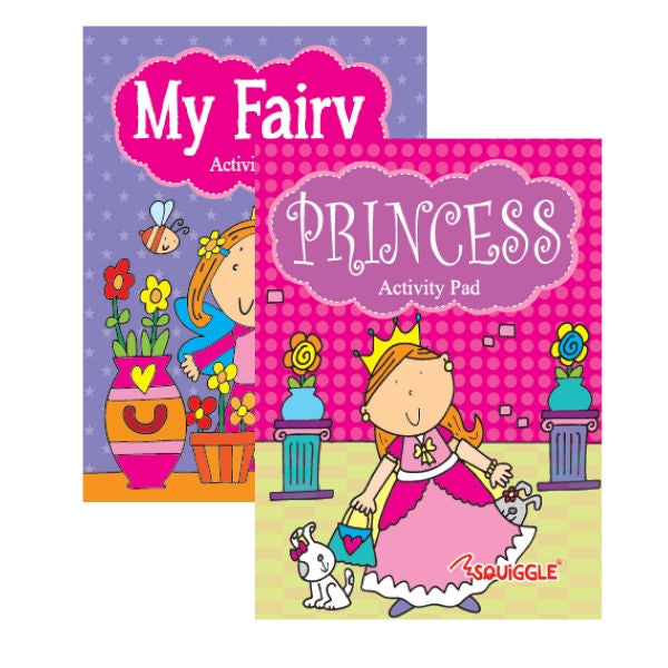 A6 Pocket Colouring Book Princess & Fairy – Assorted Magical Designs for Kids | Portable & Perfect for On-the-Go Creativity Online Hot Sale