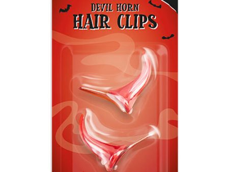 2 Piece Halloween Devil Horn Hair Clips - Spooky Hair Accessories Halloween Costumes For Sale