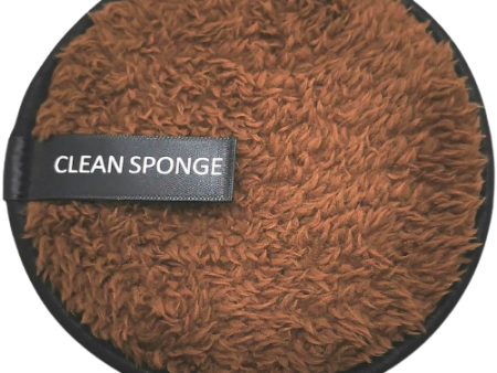 Dual Facial Cleaning Sponge - Brown on Sale