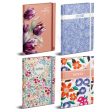 A6 Floral Notebook - Single Assorted Compact Size Lined Cute Design Hot on Sale