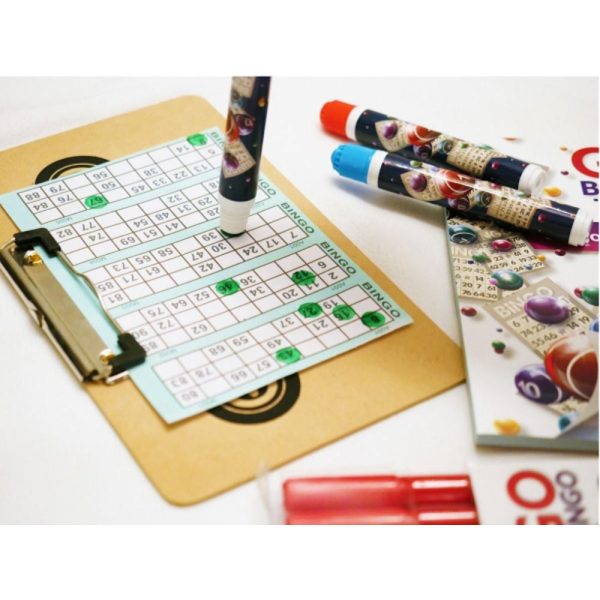 Bingo Board - 24cm x 15cm Compact Size Easy Handling Bingo Games Activities Online now