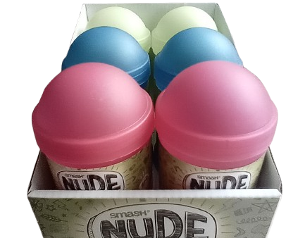 ( Pack Of 6 )Smash Nude Food Movers Snack Tube - Pink   Green   Blue Discount