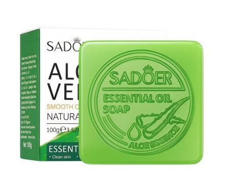 Sadoer Aloe Vera Smooth Cleansing Natural Soap on Sale