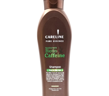 Careline Pure Essence Enriched with Biotin & Caffeine Shampoo - Thin or Oily Hair Fashion