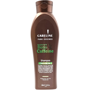 Careline Pure Essence Enriched with Biotin & Caffeine Shampoo - Thin or Oily Hair Fashion