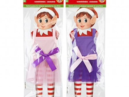 Ballerina Outfit For Elf - Pink Purple Assorted Naughty Elves Christmas Pranks Online