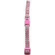 Sparkly Cat Collar - Pink Adjustable Comfortable Durable Pet Accessory Online Sale