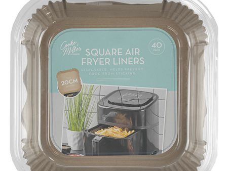 Air Fryer Liner Square - 20cm Non-Stick Silicone Cooking Mat Reusable Basket Liner Online