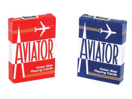 AVIATOR PLAYING CARDS - 12CT BOX For Cheap