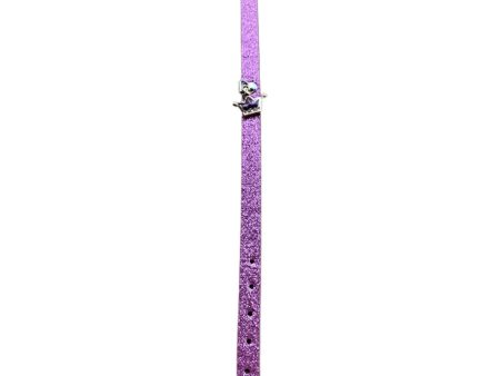 Glitter Dog Collar With Crown Purple - Adjustable Sparkly Durable Pet Accessory For Discount