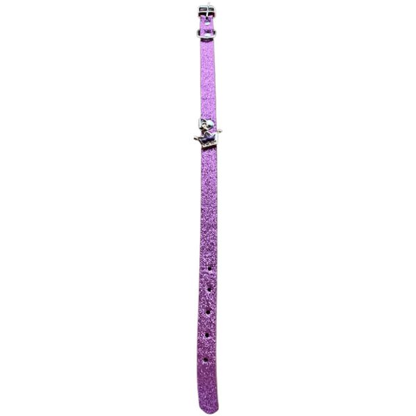 Glitter Dog Collar With Crown Purple - Adjustable Sparkly Durable Pet Accessory For Discount