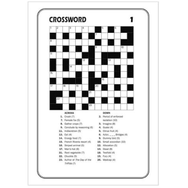 A5 Crossword Book 2 Pack Online Hot Sale