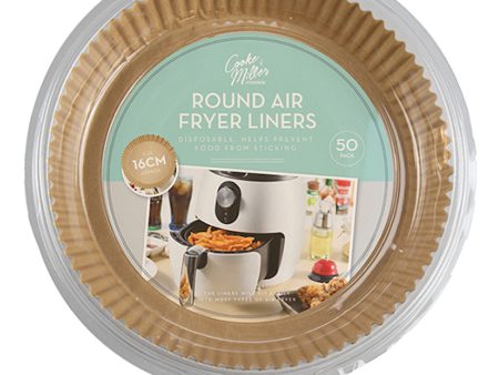 Air Fryer Liner Round - 16cm Non-Stick Silicone Cooking Mat Reusable Basket Liner Fashion