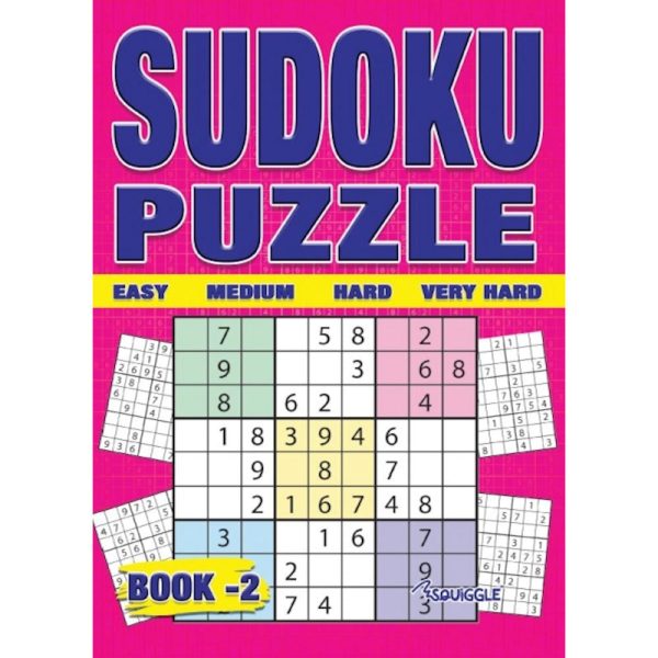 A4 Sudoku Puzzles - Assorted Challenging Puzzles Difficulty Levels High Quality Paper Relaxing Brain Teasers For Sale