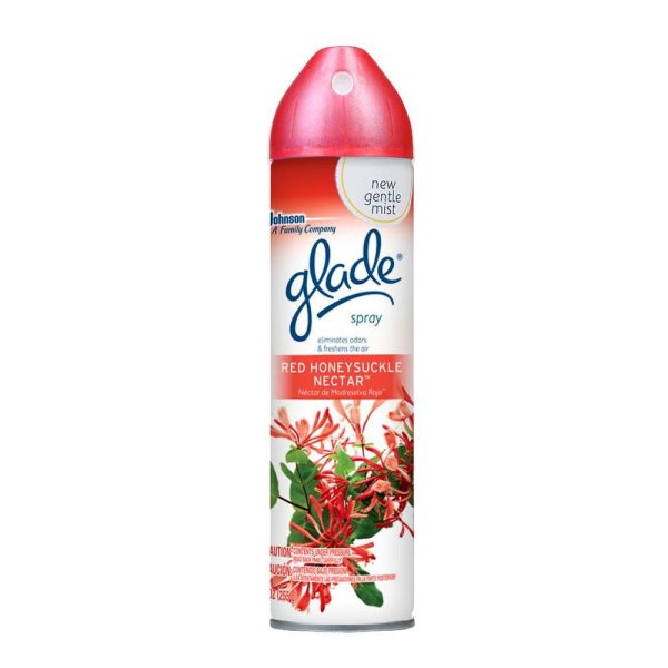 GLADE - AIR FRESHENER - RED HONEYSUCKLE & NECTAR 8 OZ - 12CT CASE Supply