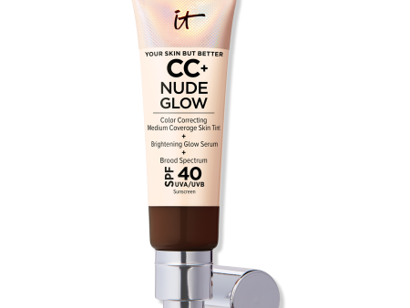 CC+ Nude Glow Lightweight Foundation + Glow Serum with SPF 40 Online