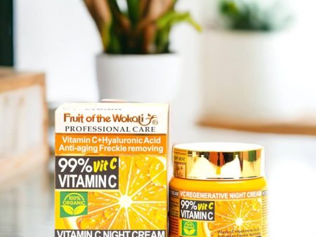 Fruit of the Wokali 99% vitamin C Night Cream Online now