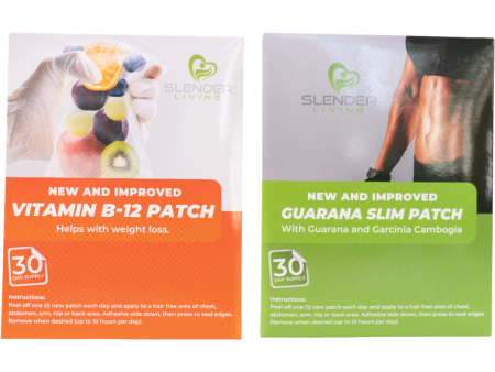 Combo - Healthy Living Vitamin B-12 Patch & Healthy Guarana Patch Supply