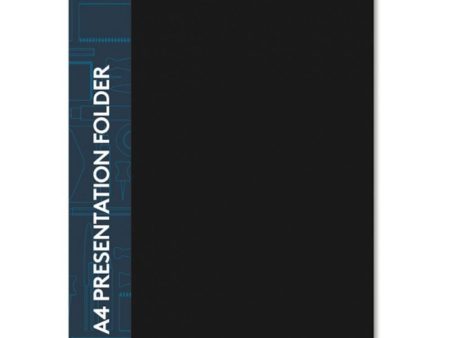 A4 Presentation Folder - Single Black Presentations Reports Online now