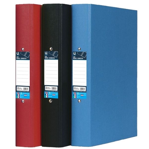 A4 Ringbinder - Single Assorted Ringbinder Organising Documents Assorted Colours For Sale