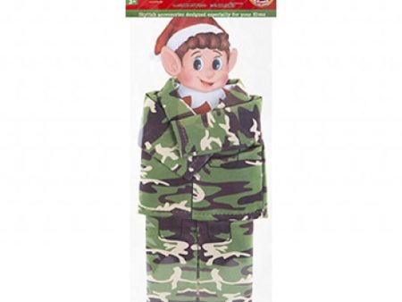 Army Outfit For Elf - Camouflage Career Naughty Elves Christmas Pranks For Cheap