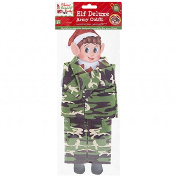 Army Outfit For Elf - Camouflage Career Naughty Elves Christmas Pranks For Cheap