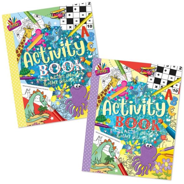 A4 Superior Activity Book - Assorted Kids Crafts Drawing Puzzles Fun Learning Online now