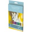 Artist Colouring Pencils - 16 Pack Artist Quality Blendable Pencils 4mm Lead Professional Colouring Blending Online Sale