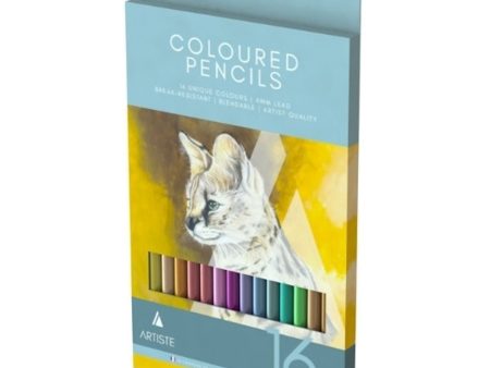 Artist Colouring Pencils - 16 Pack Artist Quality Blendable Pencils 4mm Lead Professional Colouring Blending Online Sale